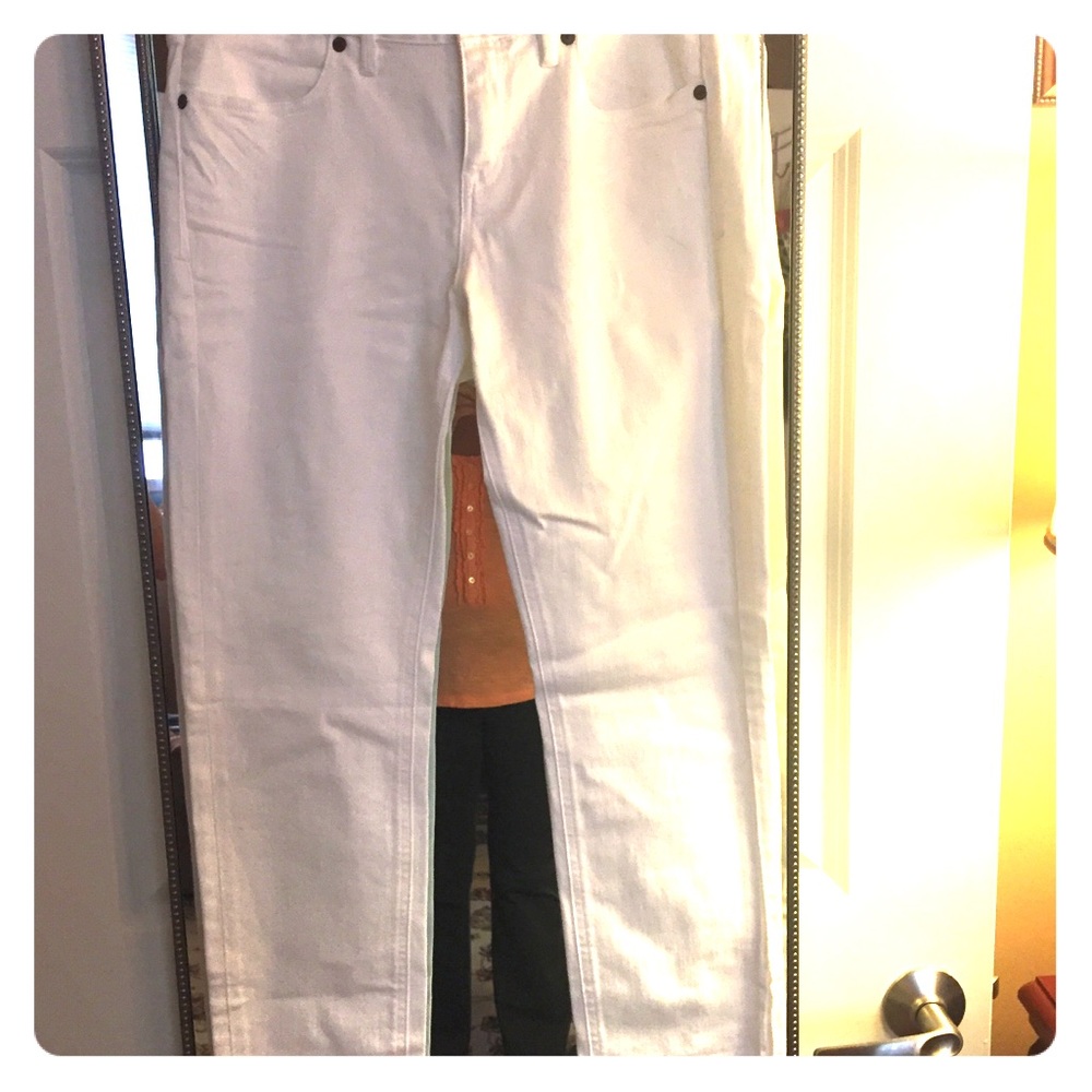 Madewell white jeans